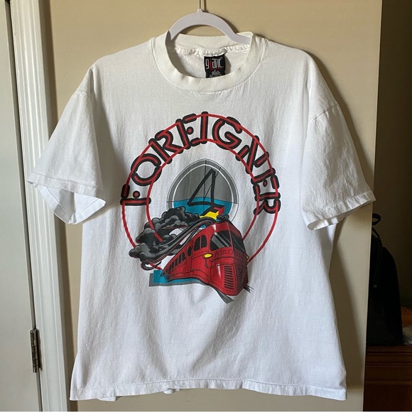 Vintage 1993 Foreigner World Tour Concert T-shirt - Picture 3 of 12